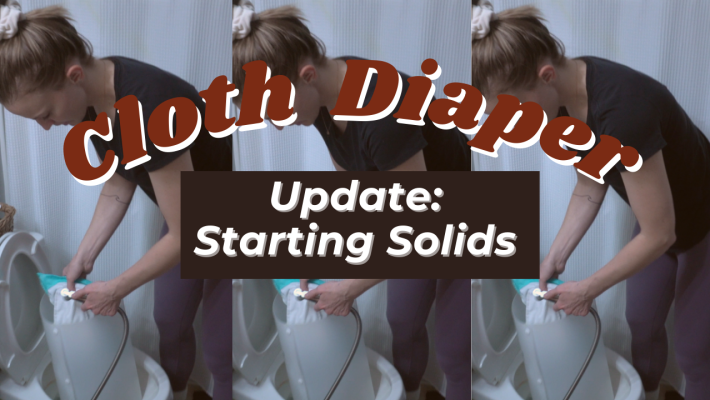 how to use cloth diapers when you start solid foods