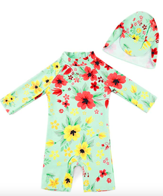 what you need when traveling with a baby long sleep swimming suit