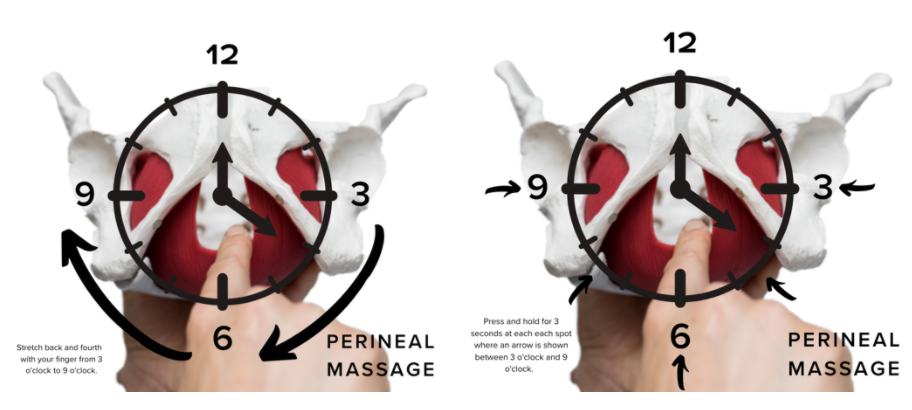 how to have a natural birth perineal massage